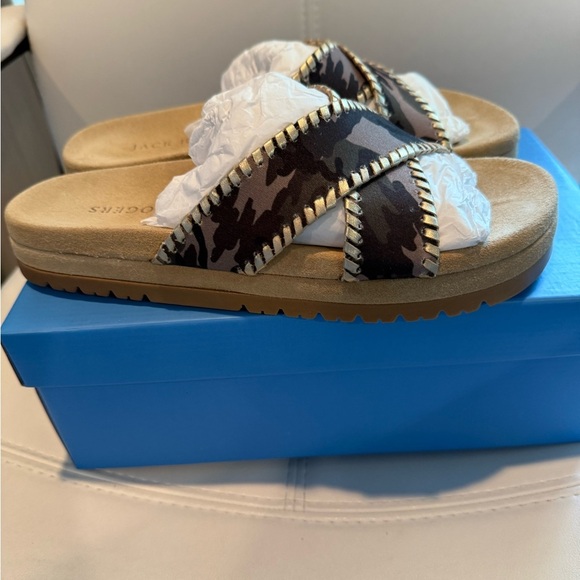 Jack Rogers Lexi Criss Cross Sandals 8.5 EUC - Picture 2 of 6